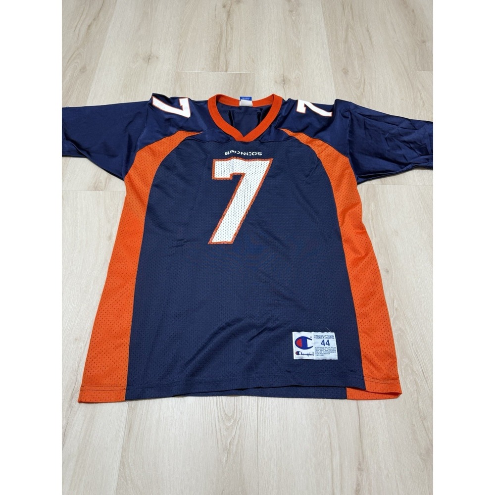 John Elway #7 Denver Broncos NFL Vintage 90s Champion Football Jersey Men's 44 L